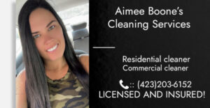 Aimee’s cleaning services